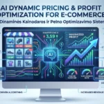 AI dinaminės kainodaros ir pelno optimizavimo sistema e-komercijai