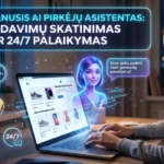 Išmanusis AI pirkėjų asistentas: Pardavimų skatinimas ir 24/7 palaikymas