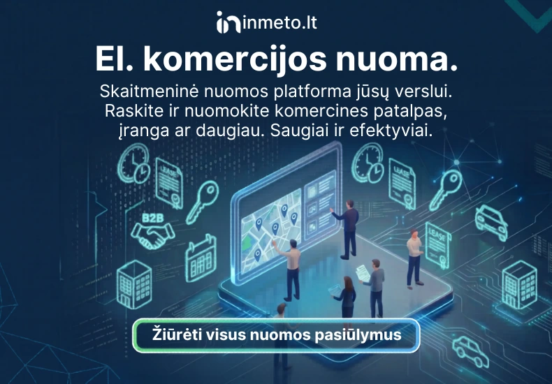 nuomos pasiulymai komercija