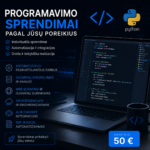 Programavimo sprendimai pagal jūsų poreikius